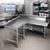 Thumbnail image #2 for Eagle Group Spec-Master 120-Inch x 60-Inch Island Clean Dishtable, 14/304 Stainless Steel