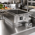 Thumbnail image #2 for Eagle Group Drop-In Rectangular Electric Hot Well with Drain, 1 Full-Size Pan Opening