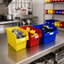 Thumbnail image #2 for Quantum Economy Nesting Shelf Bin with Rear Hanglock and Label Holder, Polypropylene