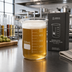 Thumbnail image #2 for American Metalcraft Chemistry Collection 17 oz Glass Beaker-Style Specialty Beer Glass