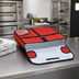 Thumbnail image #2 for Winco Red Insulated Pizza Delivery Bag, 20 x 20 x 5 Inch