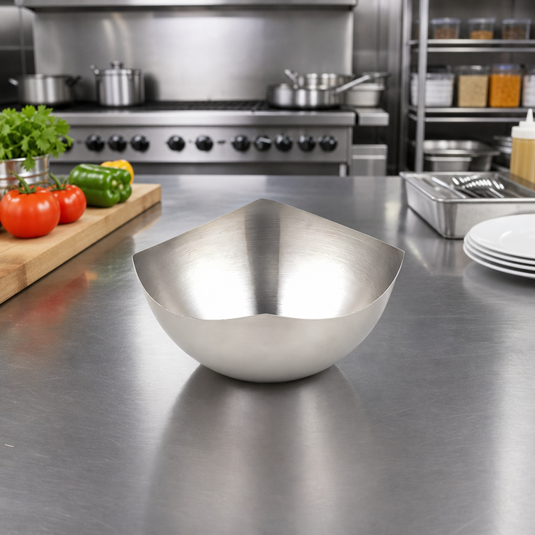 Product image #2 for American Metalcraft Squound 15 oz Square Stainless Steel Snack Bowl