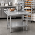 Thumbnail image #2 for 30-Inch Stainless Steel Mixer Table with Undershelf for SP08, SP10, SP20 & SP25