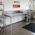 Thumbnail image #2 for Eagle Group Straight Clean Dishtable with 16/430 Stainless Steel Top, 84 x 30 Inches, Left-to-Right Operation
