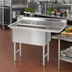 Thumbnail image #2 for Advance Tabco 2-Compartment Fabricated Sink with Right Drainboard, 20