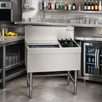 Thumbnail image #2 for Eagle Group Spec-Bar BCT36R-19 36-Inch Underbar Combo Ice Bin/Bottle Unit, Right-Side 6-Bottle Compartment, 67 lb Capacity
