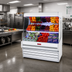 Thumbnail image #2 for Howard-McCray Ovation Series Meat Open Merchandiser, 39 Inch Wide x 60 Inch High, 2-Tier, Self-Contained, Stainless Steel, LED
