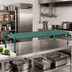 Thumbnail image #2 for QuadPlus Louvered Polymer Shelf Mat with Wire Quad-Adjust Frame, 54 x 18 Inches, Green