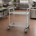 Thumbnail image #2 for Metro Super Erecta Standard Duty 2-Shelf Stainless Steel Bus Cart
