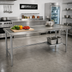 Thumbnail image #2 for Eagle Spec-Master Marine Series Stainless Steel Work Table, 120W x 30D, Open Base