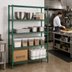 Thumbnail image #2 for Quantum 4-Shelf Wire Shelving Starter Kit, 48
