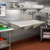 Thumbnail image #2 for Eagle Group Wall-Mount 304 Stainless Steel Work Table, 48 x 30 Inches, 14-Gauge Top