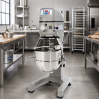 Thumbnail image #2 for Globe (Middleby) SP30 30-Liter 3-Speed Floor Planetary Mixer with 60-Minute Timer and #12 Hub