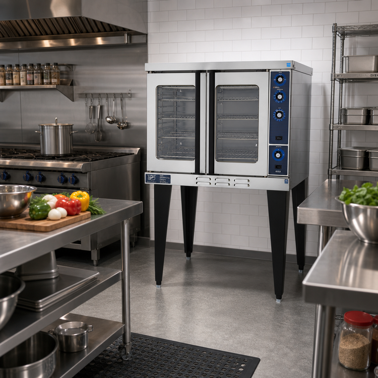 Product image #2 for Duke 613Q-G3V Single Deck Deep Depth Gas Convection Oven