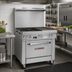 Thumbnail image #2 for Southbend Ultimate 36-Inch Commercial Gas Range with 2 Open Burners, 24-Inch Charbroiler and Standard Oven