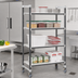 Thumbnail image #2 for Cambro Camshelving Elements XTRA 4-Tier Solid High Density Mobile Starter Unit, 21