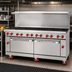 Thumbnail image #2 for American Range 72-Inch Commercial Gas Restaurant Range with 72-Inch Griddle and Two 26-1/2-Inch Standard Ovens