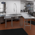 Thumbnail image #2 for Advance Tabco DTS-U30-96R Right-Hand U-Shaped Soiled Dish Table with Landing and Pre-Rinse Sink
