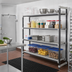 Thumbnail image #2 for Cambro Camshelving Elements XTRA 4-Shelf Stationary Add-On Polymer Shelving Unit, 18