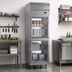 Thumbnail image #2 for Beverage-Air P Series One-Section Top-Mount Pass-Thru Freezer with 4 Half Glass Doors, 22.9 Cu. Ft.