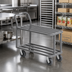Thumbnail image #2 for Heavy-Duty Galvanized Steel Stocking Truck with Tubular Deck, 18 x 44 x 36 Inches