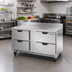 Thumbnail image #2 for Beverage-Air 60-Inch Two-Section Worktop Freezer with 4 Drawers