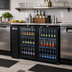 Thumbnail image #3 for Migali Competitor Series® Two-Section Glass Door Back Bar Refrigerator, 48.75-Inch