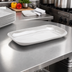 Thumbnail image #2 for American Metalcraft Crave Collection 21-Inch Rectangular Melamine Serving Platter, Shadow Gray