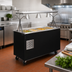 Thumbnail image #2 for Vollrath 2-Series Affordable Portable Refrigerated 4-Pan Cold Food Buffet Station with Clear Breath Guard and Storage Base