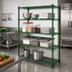 Thumbnail image #2 for Heavy Duty 4-Tier Stationary Wire Shelving Unit, 54