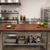 Thumbnail image #2 for John Boos Boos Block Full-Length Edge Grain American Black Walnut Kitchen Countertop with Varnique Finish