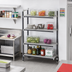 Thumbnail image #2 for Cambro Camshelving Elements XTRA 4-Tier Stationary Add-On Shelving Unit, 24-Inch Deep x 42-Inch Wide x 84-Inch High, Vented, Speckled Gray
