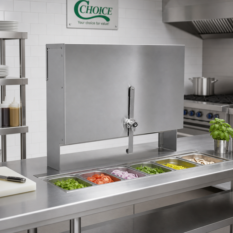Product image #2 for CHOICE 32-Inch Single Stainless Steel Speed Rail Locking Cover