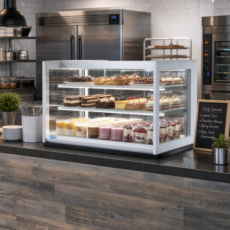 Product image #2 for Federal Industries Italian Glass Series Self-Service Countertop Pastry Display Case, 60W x 30D x 26H