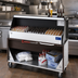 Thumbnail image #2 for Dinex DXPPB560IBWMW Portable Bar with Full-Length Ice Bin, Manhattan Walnut