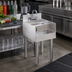 Thumbnail image #2 for Advance Tabco Underbar Basics™ 18-Inch Stainless Steel Blender Station with Dump Sink and Splash-Mount Faucet