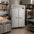 Thumbnail image #2 for Turbo Air PRO Series Pass-Thru Heated Pizza Holding Cabinet, Two-Section, 48.7 Cu. Ft.