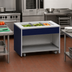 Thumbnail image #2 for Atlas Metal INFIC-2 Mobile Ice-Cooled Cold Food Unit with 2-Pan Capacity