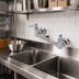 Thumbnail image #2 for 8-Inch Wall-Mount Swivel Pantry Mixing Faucet, Less Nozzle