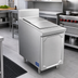 Thumbnail image #2 for La Rosa Refrigeration 14-Inch Enclosed-Base Utility Stand Ice Bin Unit with Insulated Hinged Lid