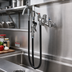 Thumbnail image #2 for T&S Brass B-0613 Wall-Mount Pot and Kettle Filler Mixing Faucet, 8-Inch Centers