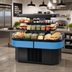 Thumbnail image #2 for Federal Industries Islands IMSS60SC-2 Self-Serve Refrigerated Island Merchandiser