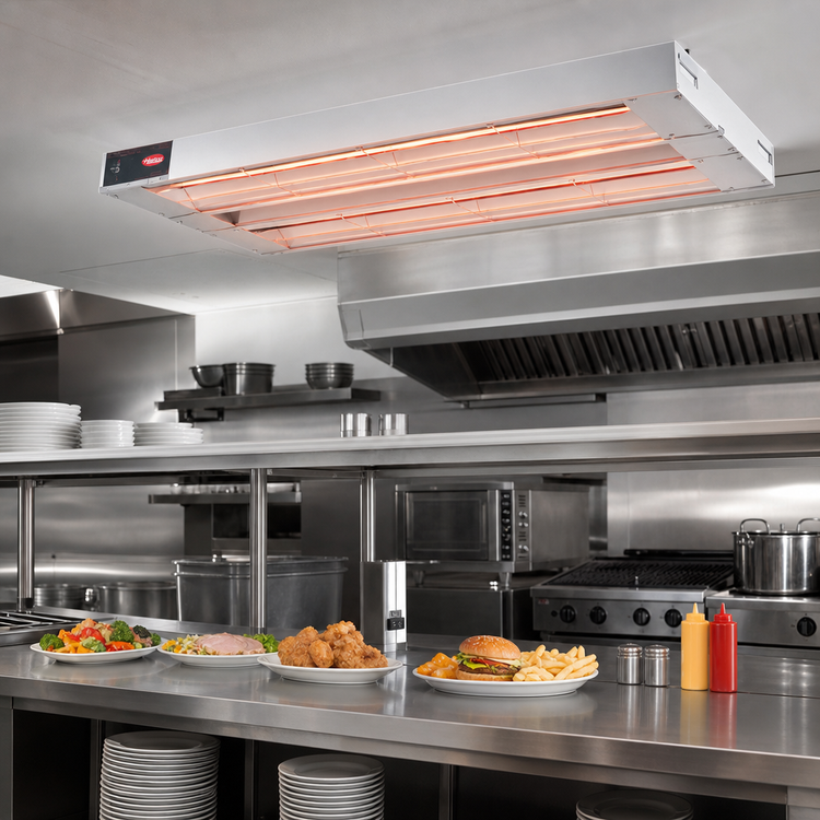 Product image #2 for Hatco Glo-Ray 60-Inch Double Infrared Strip Heater, 2800W, Aluminum