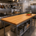Thumbnail image #2 for John Boos Appalachian Red Oak Edge Grain Kitchen Countertop, 108 Inch x 25 Inch x 1-1/2 Inch, Penetrating Oil Finish