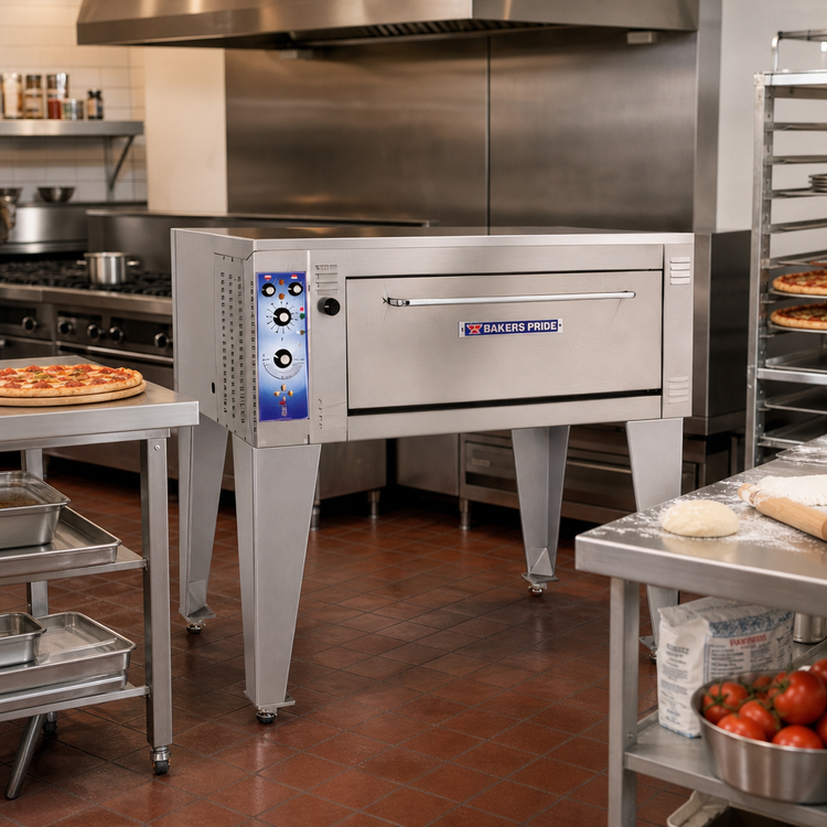 Product image #2 for Bakers Pride Super Deck Series Single Deck Electric Pizza Deck Oven, 38" x 36" Cavity, 8 kW