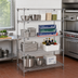 Thumbnail image #2 for Metro Super Adjustable Super Erecta Starter Wire Shelving Unit, 72W x 21D x 63H, 4 Shelves, Chrome Plated