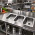 Thumbnail image #2 for Advance Tabco Smart Series™ 3-Compartment Undermount Sink Bowl Assembly, 16 x 20 x 12 Inches, 304 Stainless Steel