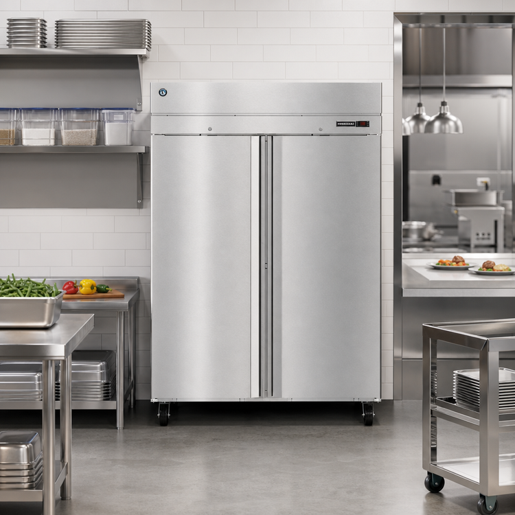 Product image #2 for Hoshizaki Steelheart Two-Section Pass-Thru Heated Holding Cabinet