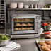 Thumbnail image #2 for Waring Quarter-Size Countertop Electric Convection Oven, 3-Pan Capacity, Brushed Stainless Steel, 120V