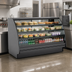 Thumbnail image #2 for Fusion Curved Glass Refrigerated Service Case, 62-7/8 Inch Wide, Remote DX